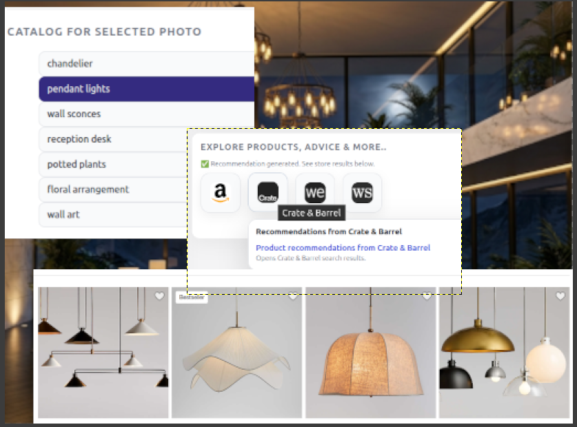 Catalog and sourcing category example